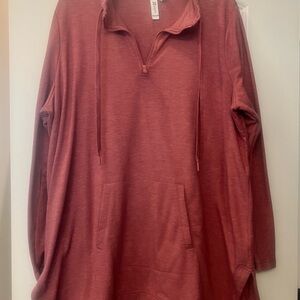 SG sport ladies burgundy 1/4 zip hoodie new without tags size XL